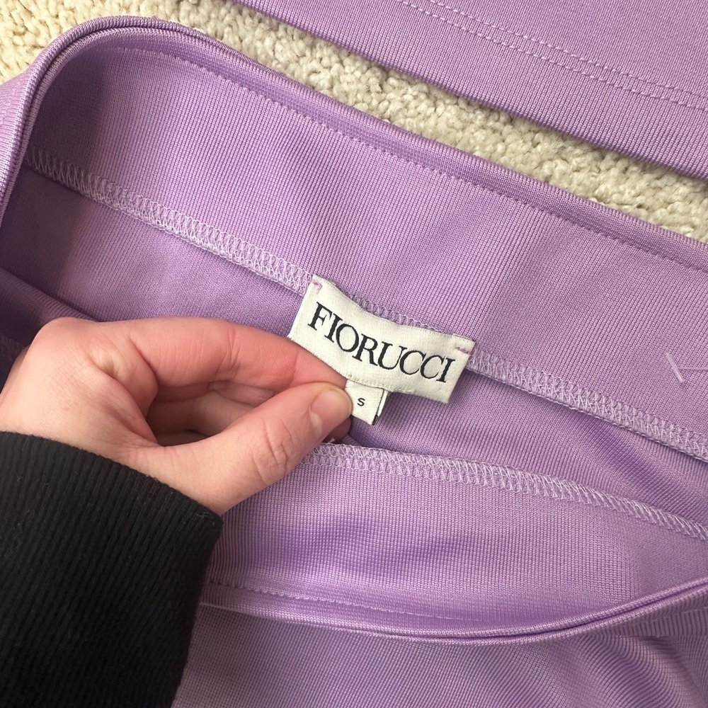 FIORUCCI y2k purple set- logo angels patchwork